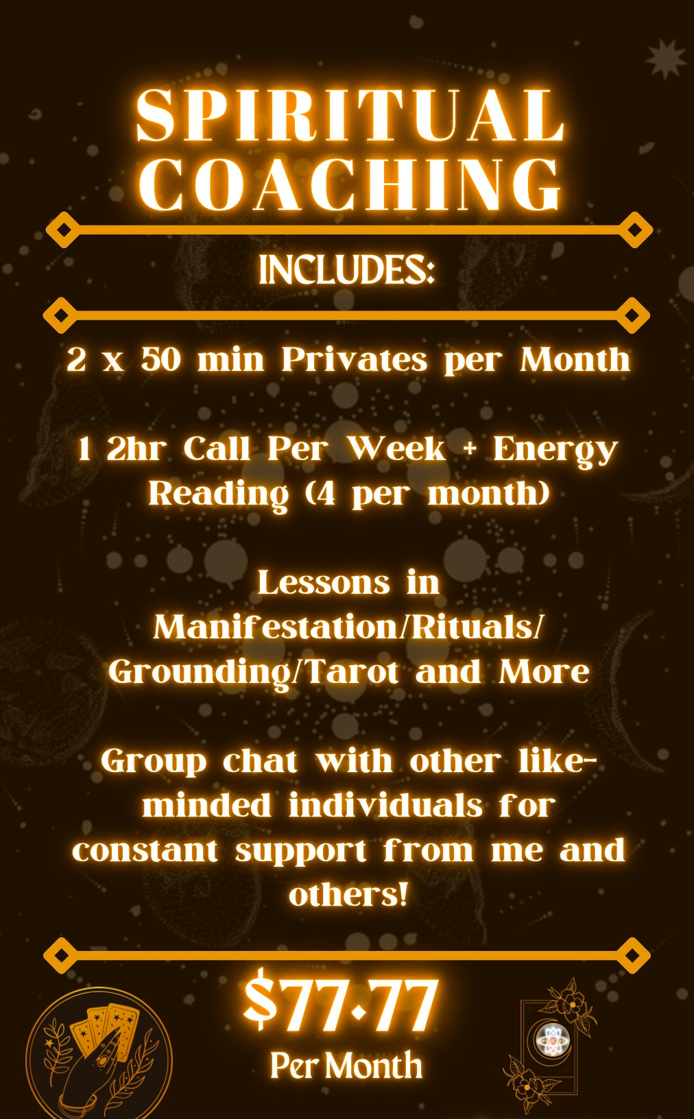 Monthly Spiritual Coaching Service